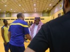 Prince Faisal visits Basketball Team, and appreciates Bin Assay
