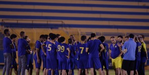 استأنف الفريق الأول لكرة القدم بنادي النصر تدريباته اليومية