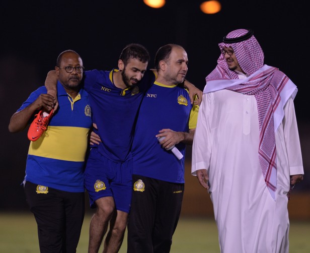 استأنف الفريق الأول لكرة القدم بنادي النصر تدريباته اليومية